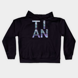 Tian, name, typography Kids Hoodie